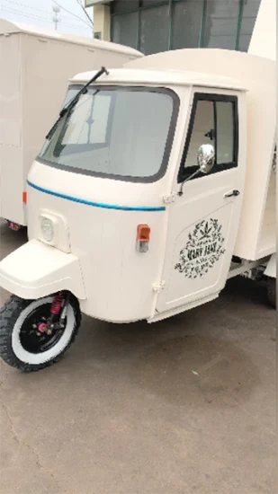 커피 아이스크림 식품 트럭 미니 소형 커피 밴 모바일 바 Piaggio Ape 에스프레소 식품 카트 판매